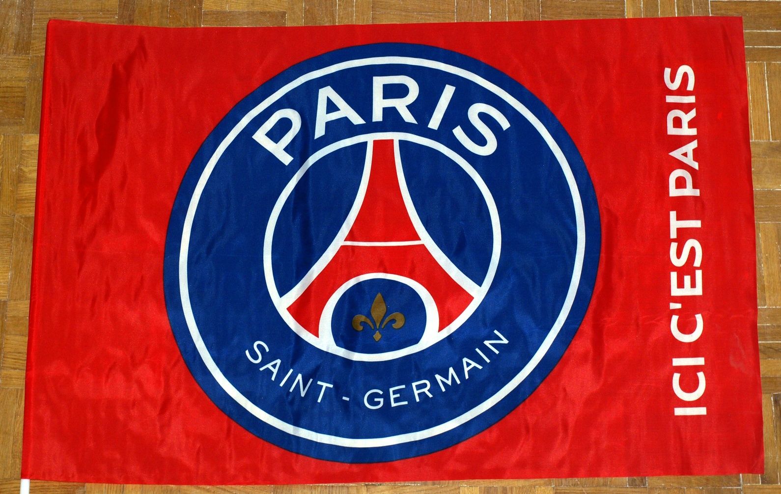 Flaga kibica Paris Saint - Germain oryginalna 90x60 cm