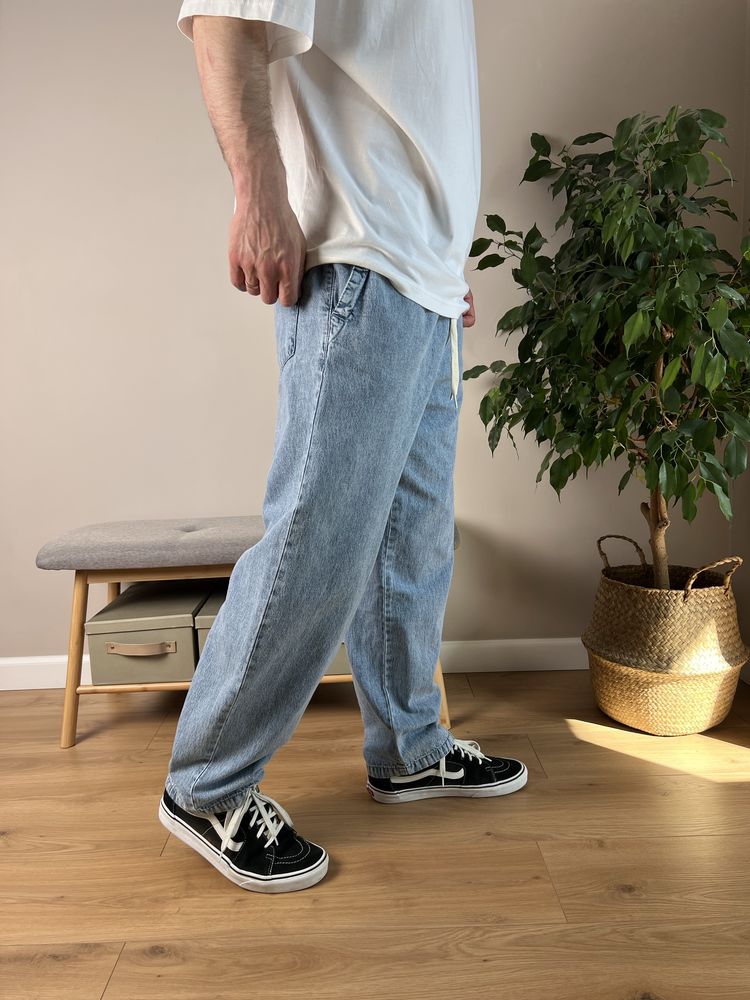 Літні легкі джинсові штани PULL&BEAR Baggy