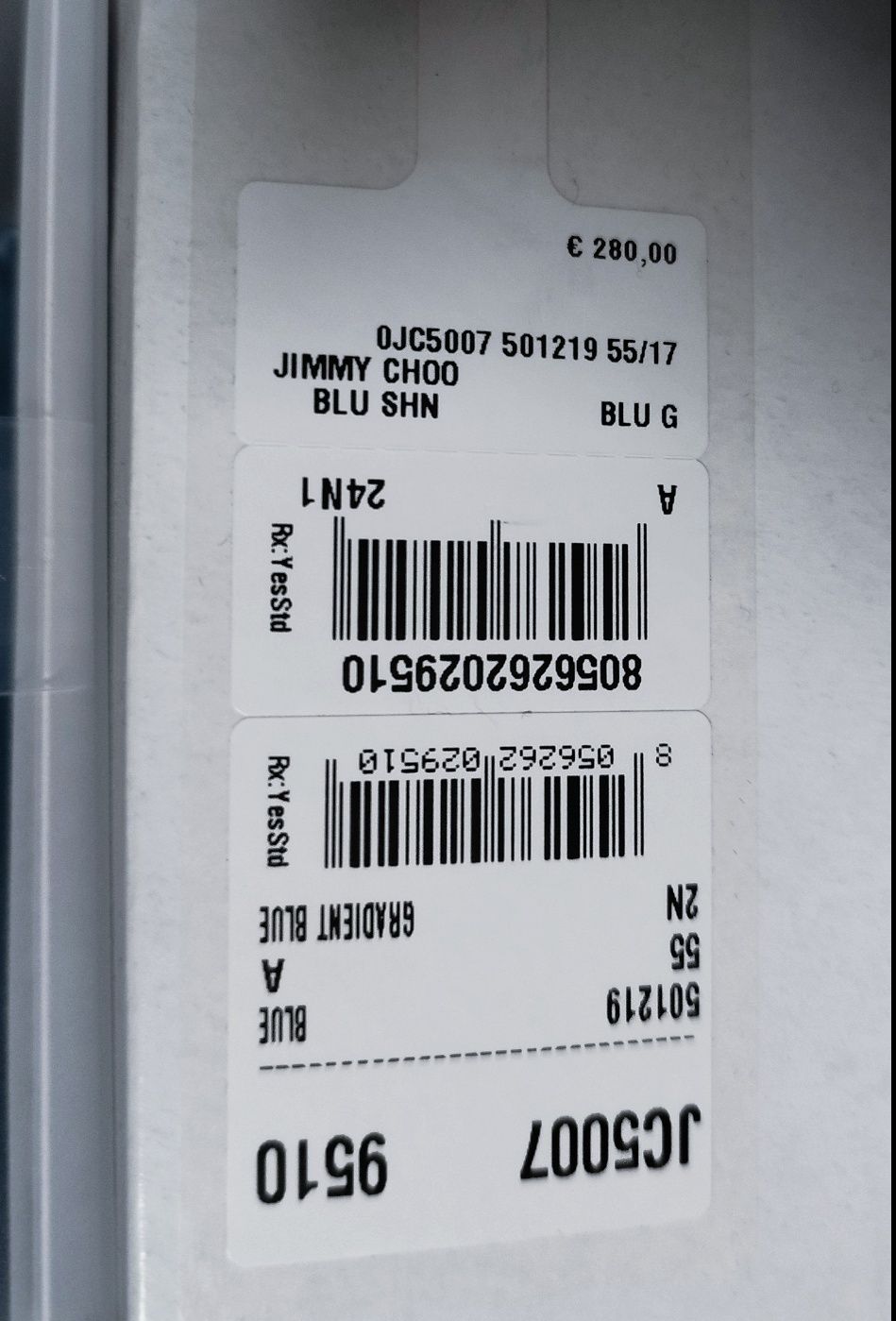 Okulary przeciwsłoneczne Jimmy Choo JC 5007 Blue