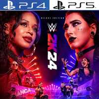 WWE 2K24 PS4/PS5 НЕ ДИСК Deluxe Edition 40 Years Of Wrestlemania