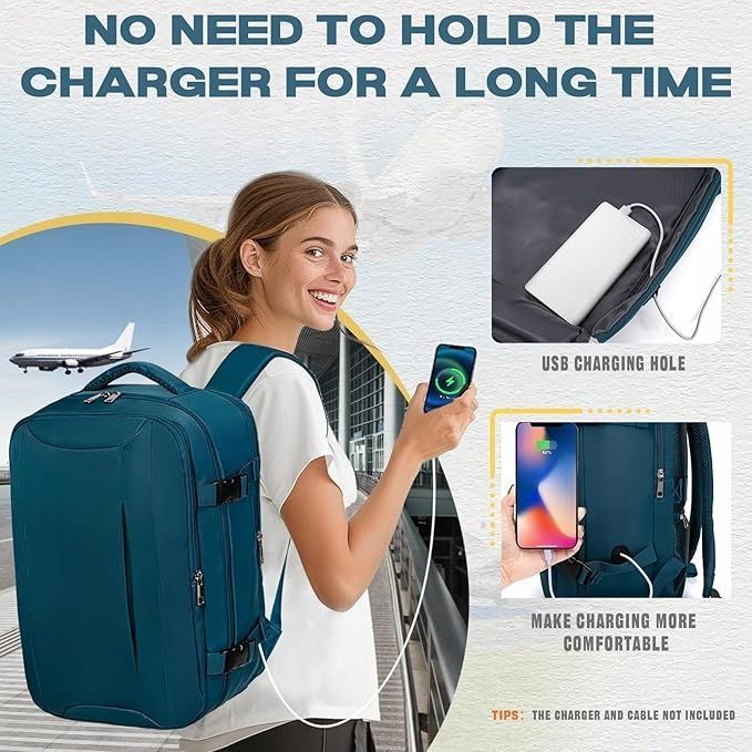 Plecak Bagaż Podręczny Do Samolotu 40X25X20Cm Na Laptop 14" 20L