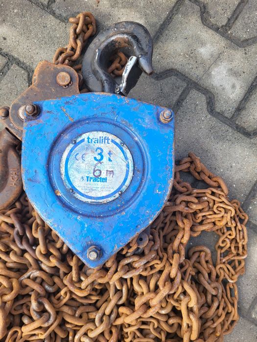 Wyciągarka łańcuchowa RUKCUG 3tony  6metry  TRACTE