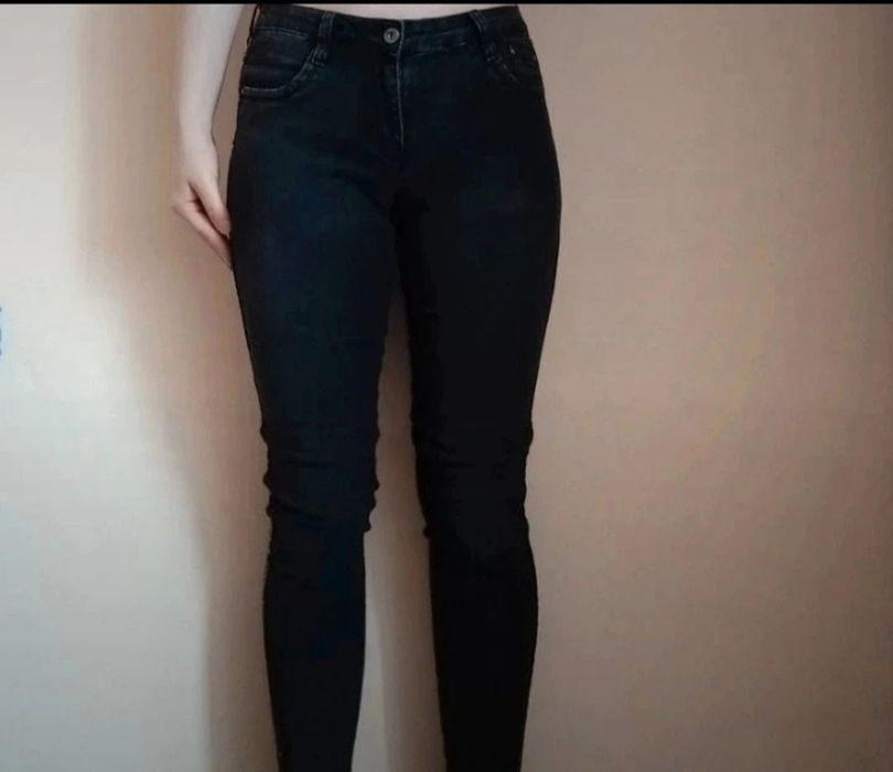 Czarne skinny jeans