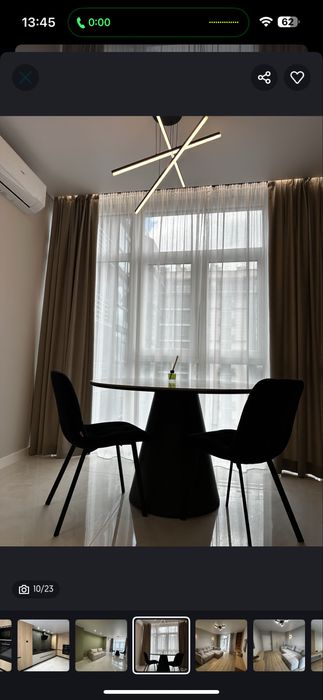 Оренда 2 кімнатна квартира +кухня-студія жк Park Residence,Липки Озеро