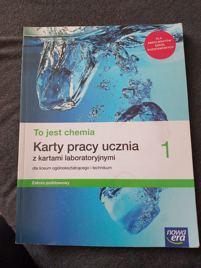 Karty pracy ucznia To jest chemia klasa 1