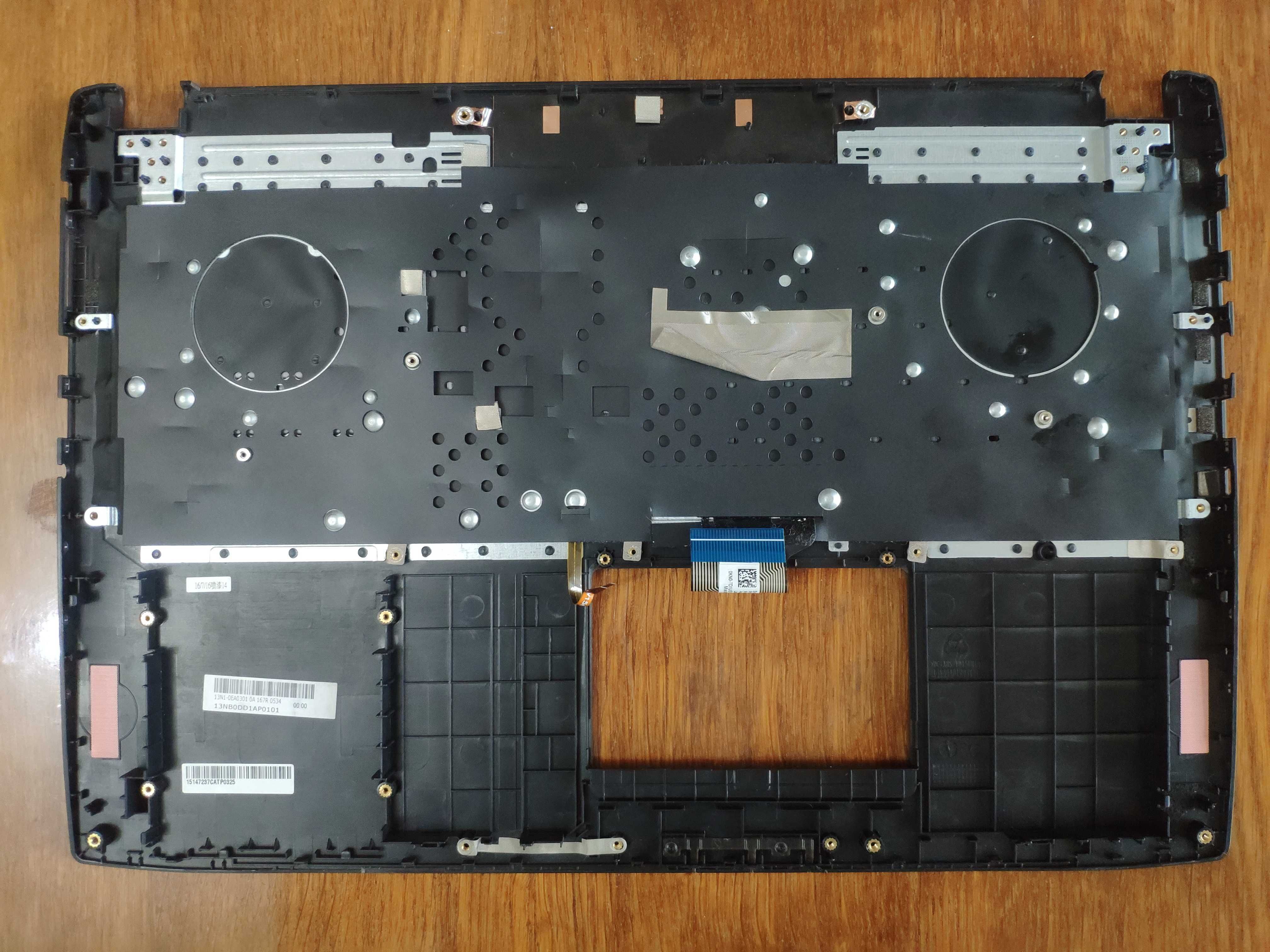 Клавіатура для Asus ROG Strix GL502, палмрест, топкейс з клавішами