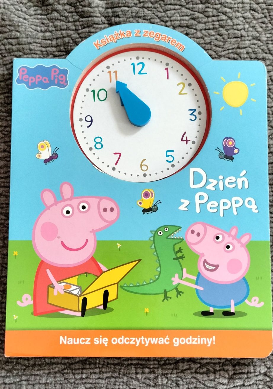 Książeczka z zegarem Świnka Peppa