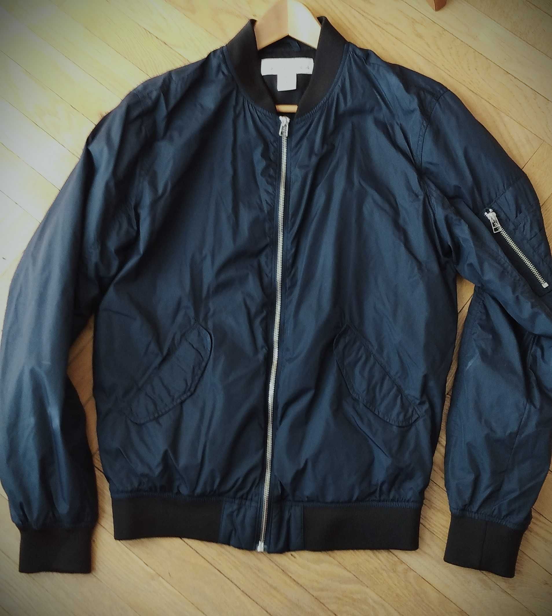 H&M - młodzieżowa kurtka - bomber jacket - S/M