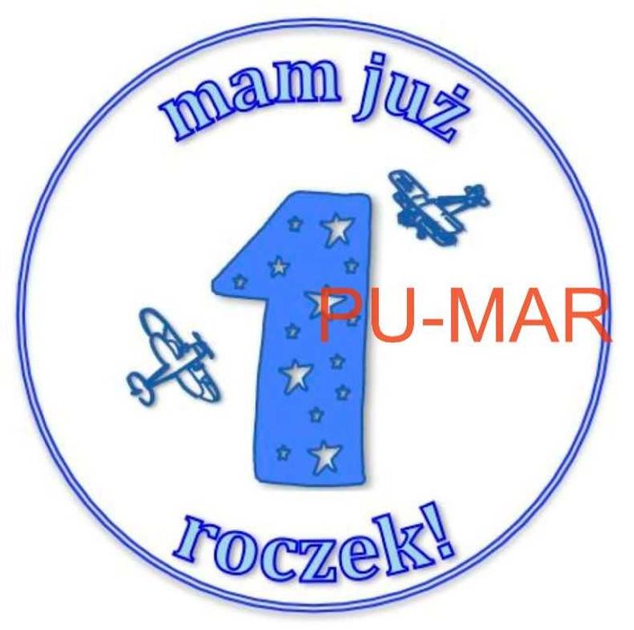 Opłatek na tort Urodziny Roczek