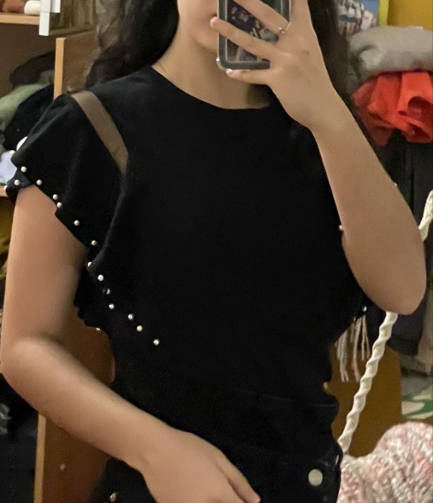 Camisola com perolas