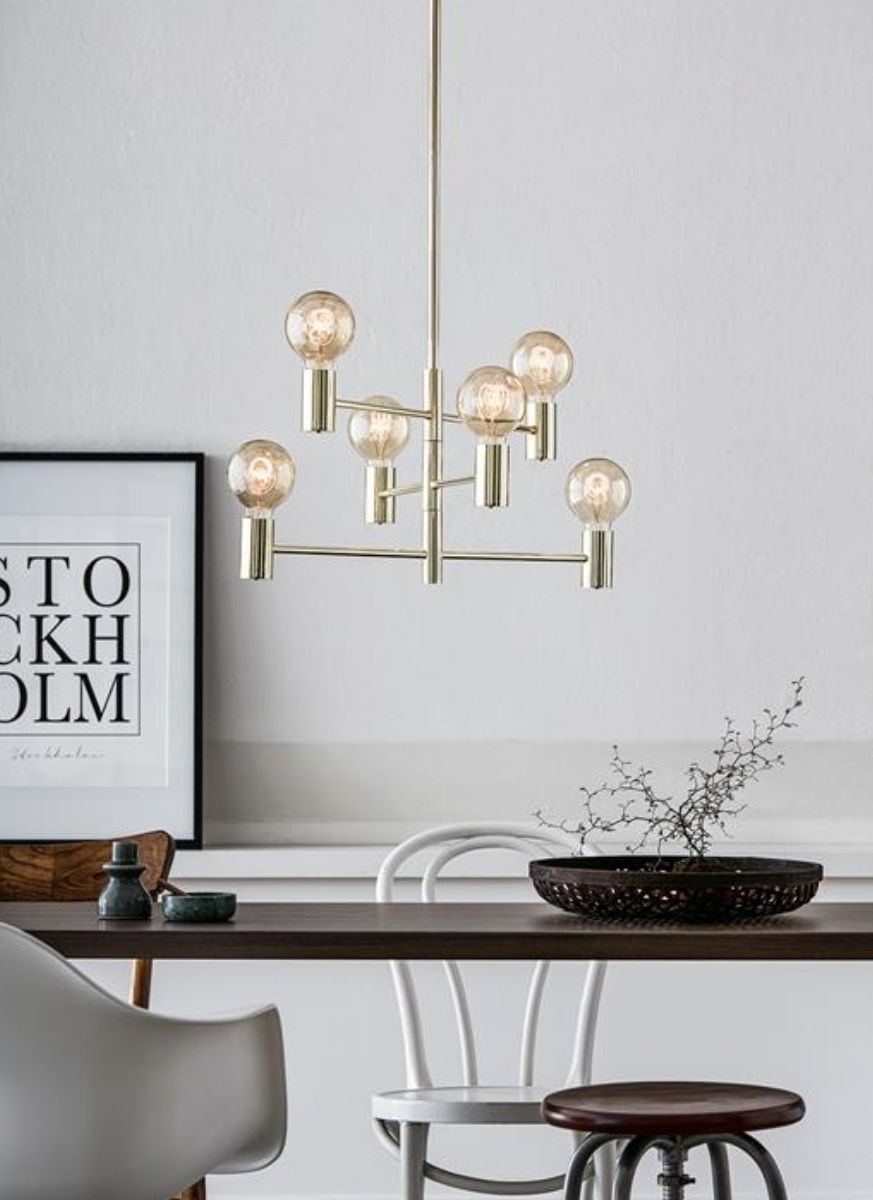 Żyrandol, lampa złota Capital Markslojd
