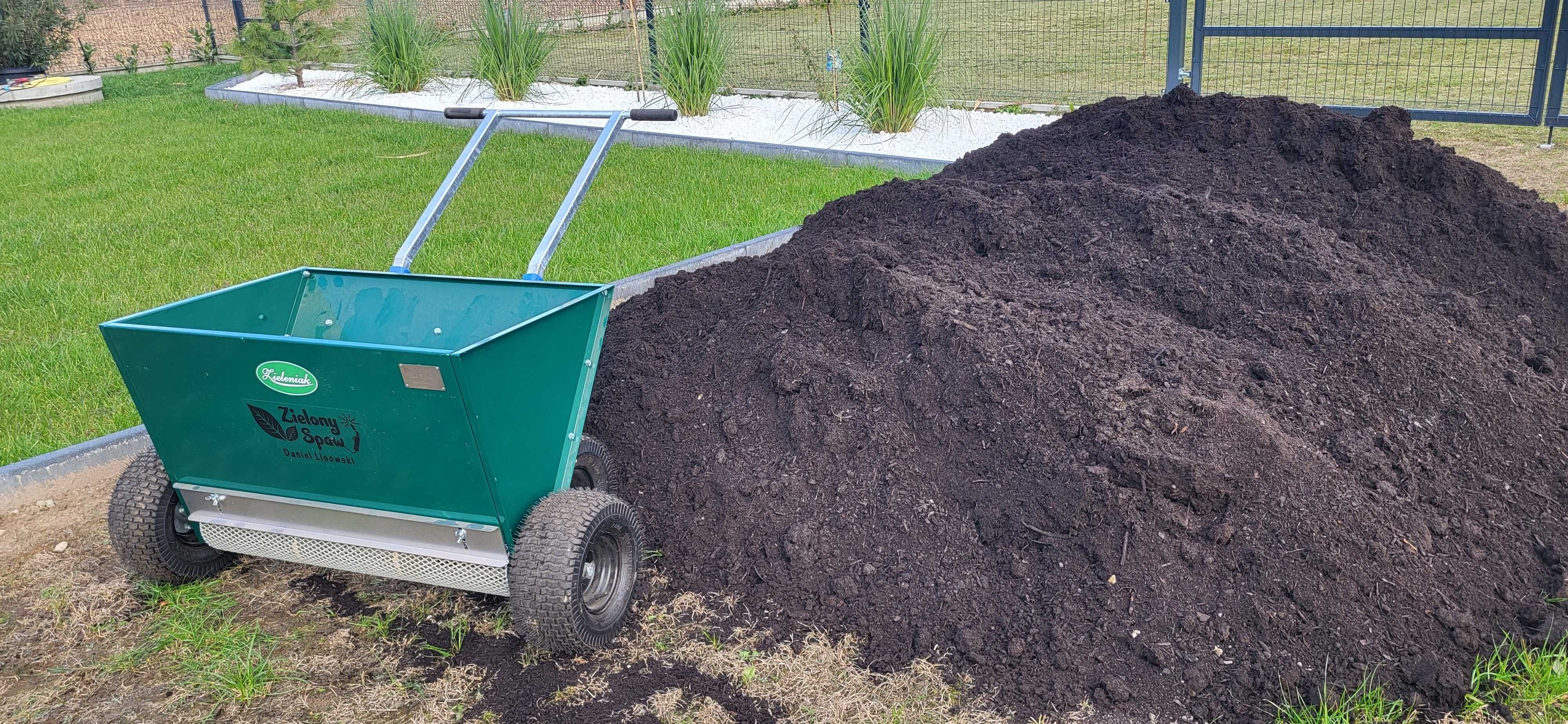 Ziemia Piasek Kamień Minikoparka Ładowarka Kompost Terrawit Drenaż