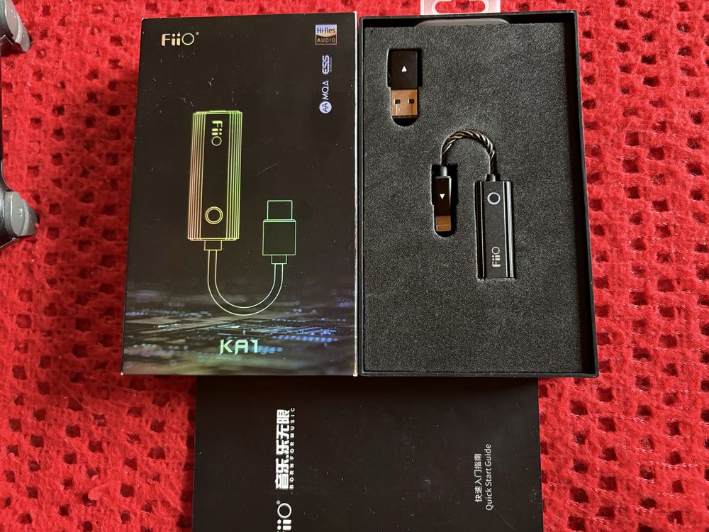 ЦАП / Підсилювач для навушників FIIO KA1 LT (Lightning) Black