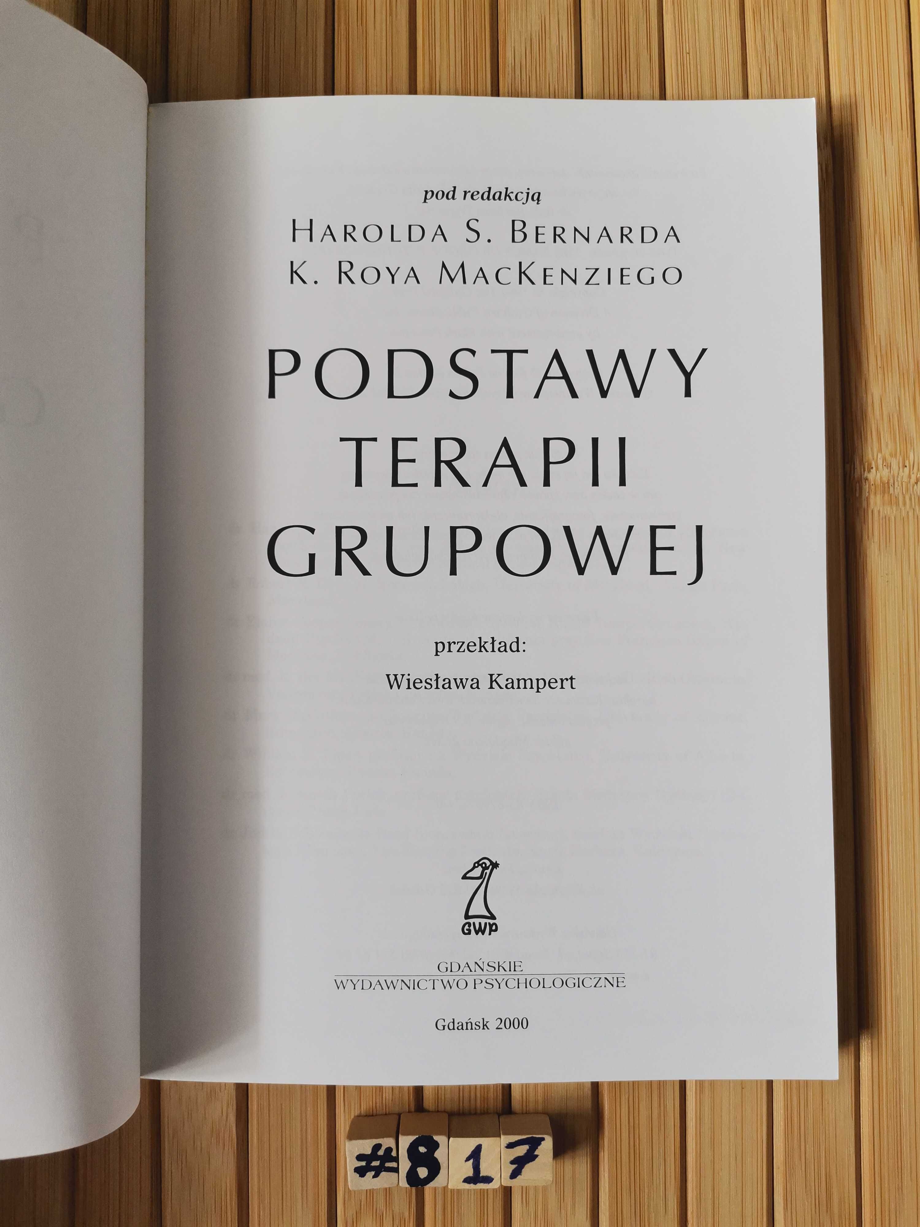 Bernard Podstawy terapii grupowej Real foty