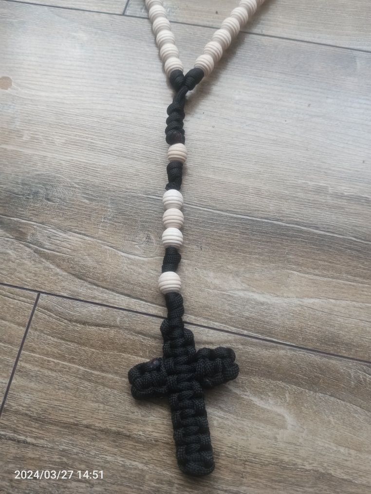 Różaniec paracord 10 mm