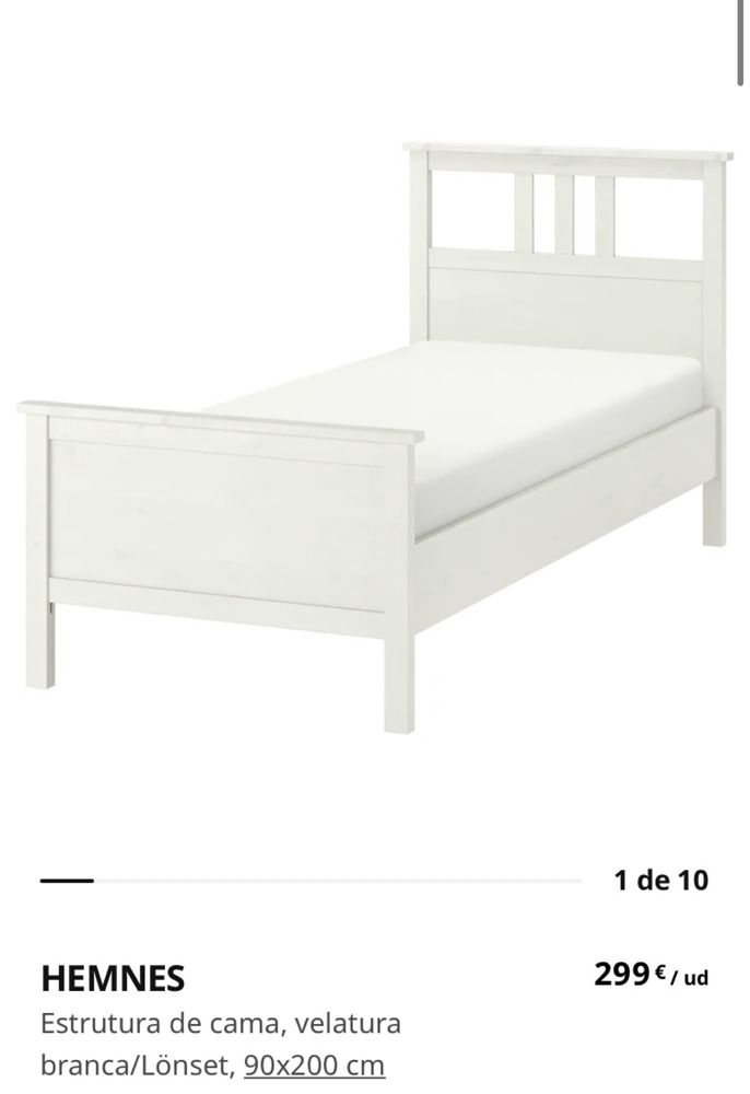 Cama individual do Ikea