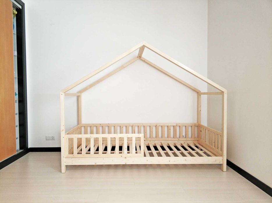 Cama Casinha X para Criança (Montessori)