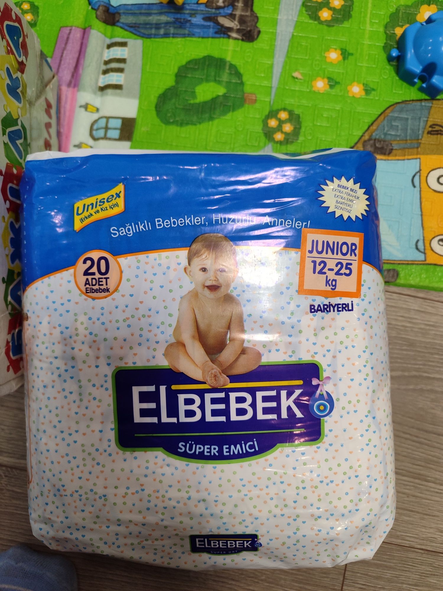 Памперси підгузки Elbebek 12-25кг