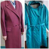 Женские куртка- пиджак кожа, пальто драп и плащевка на меху