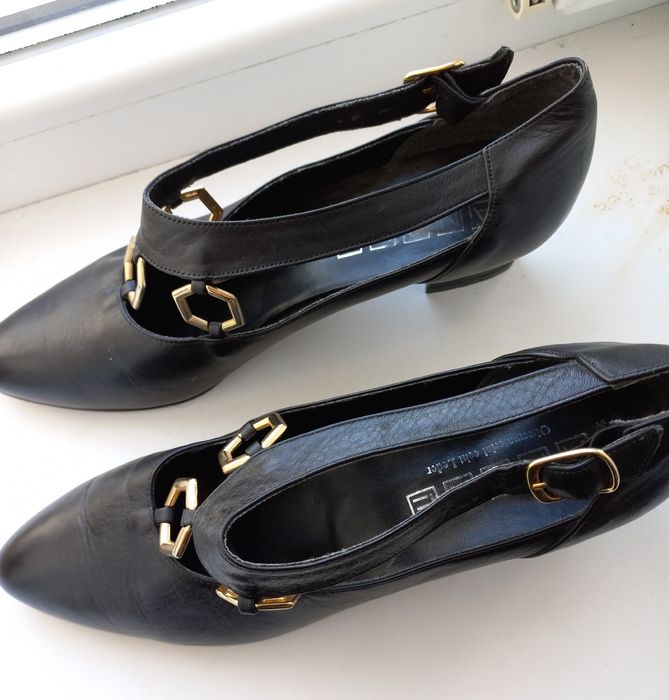 Туфлі жіночі чорні шкіряні