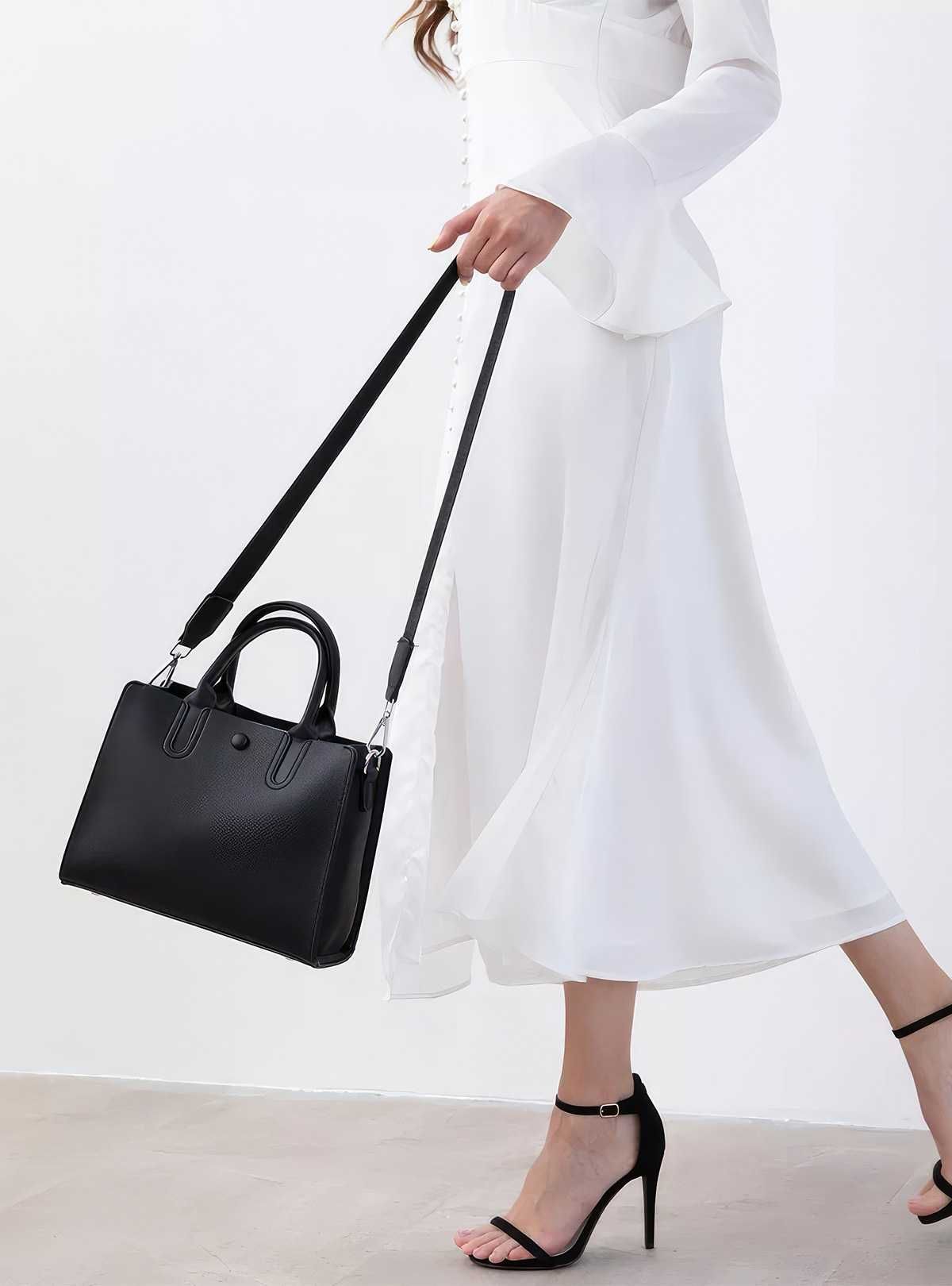 Трендова модна жіноча сумка тоут / велика сумка шопер