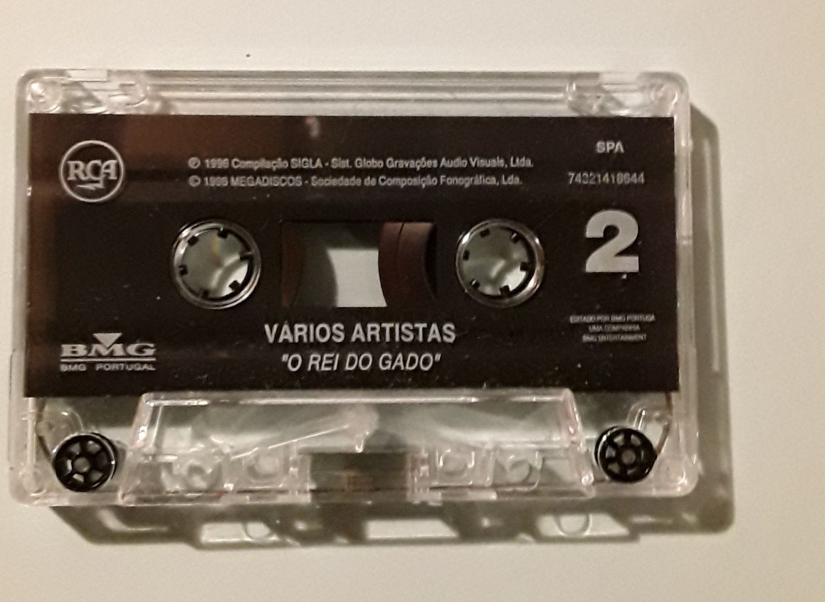 Cassete música brasileira "Rei do Gado" - vários artistas