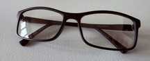 Okulary Black Rectangle Glasses - zerówki