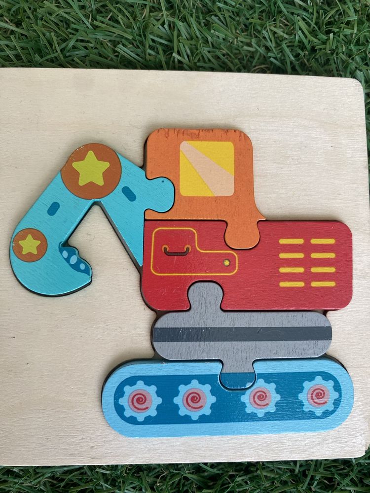 Puzzles de madeira para bebes e criancas