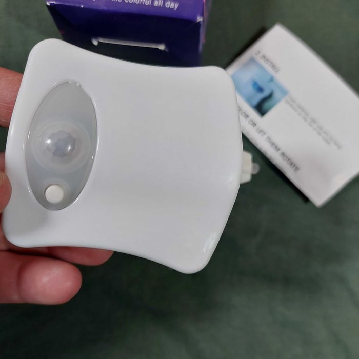 Многоцветная подсветка унитаза биде, датчик движения ночник светильник