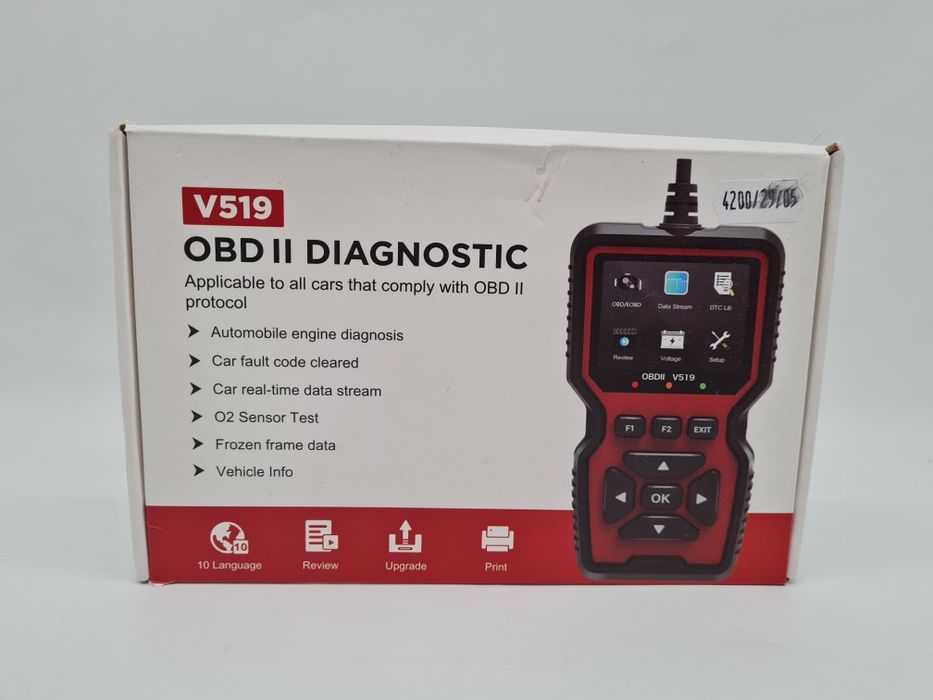 Tester diagnostyczny interfejs OBD2 skaner uniwersalny auta komputer