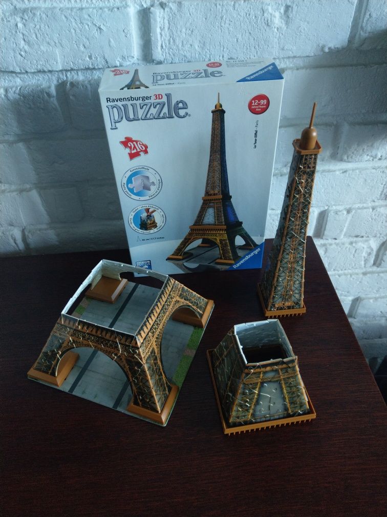 Puzzle 3d Wieża Eiffla