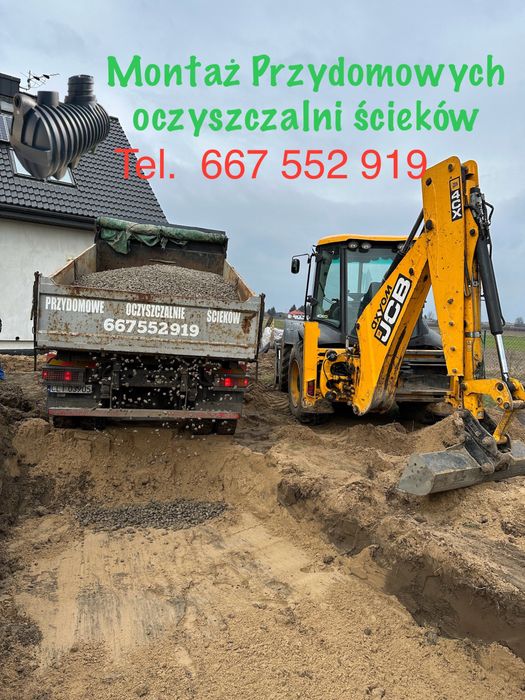 Montaż Przydomowych oczyszczalni ścieków