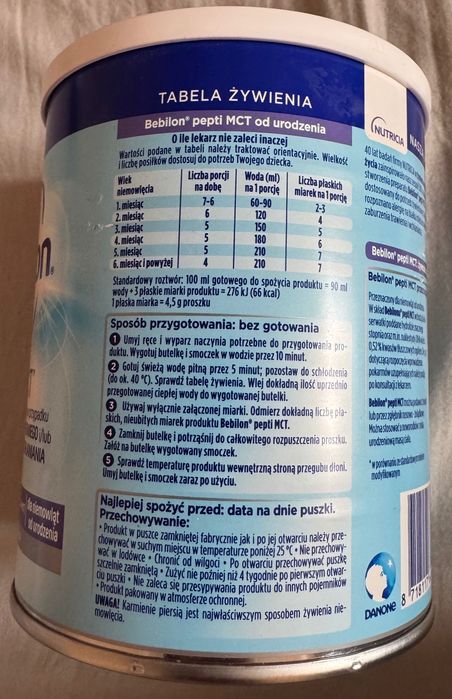 Mleko Bebilon Pepti MCT