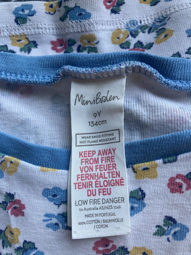 Mini boden pizama 134, pizamka 134