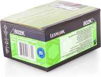 Czarny Toner Lexmark 80C20K0 802K Black 1 000 stron Oryginalny