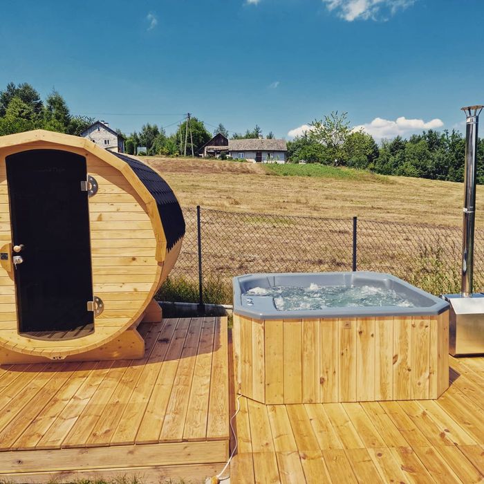 Jacuzzi ogrodowe balia wanna spa