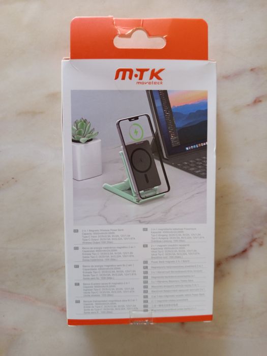 Wireless Power Bank. Also Compatible with iPhone + USB-C, Model TD2134.63825777240449121