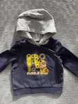 Granatowa bluza z kapturem z Psim Patrolem - Rubble, 74