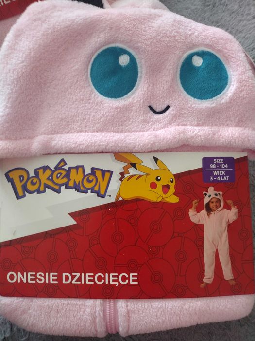 Jigglypuff Pokémon strój karnawałowy dla dziewczynki 98-104