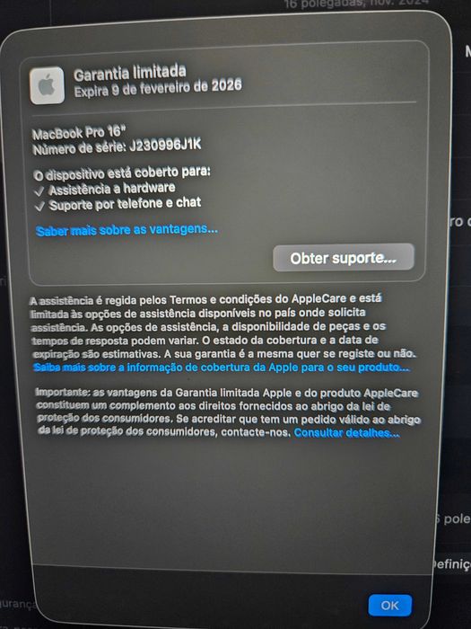 MacBook Pro 16''  M4 Pro14-core|24GB|512GB SSD| GPU 20 (RESERVADO)