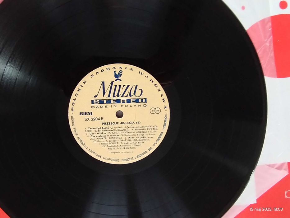 Przeboje 40- lecia, komplet 5 płyt w stanie jak nowe NM