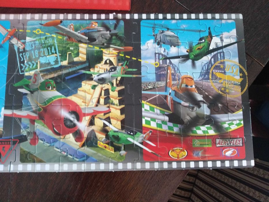 Clementoni puzle disney planes 8 obrazkow x 25 elementow story puzzle