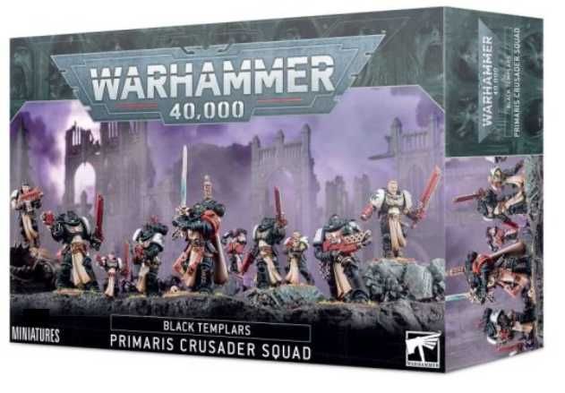 Warhammer 40000 Space Marines Black Templars Primaris Crusader Squad
