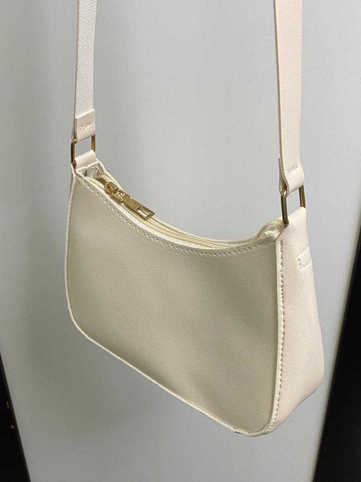 Новая сумка женская маленькая белая (молочная)