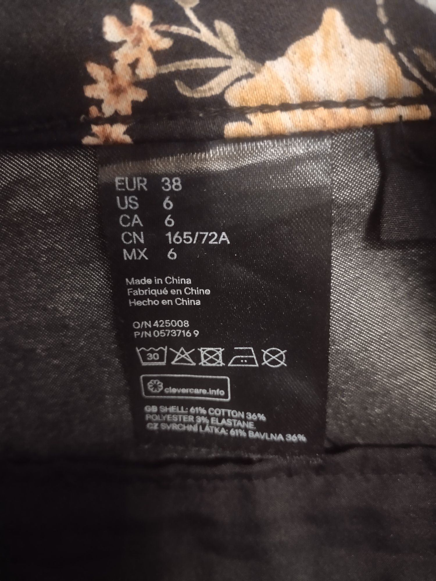 Śliczne spodnie H&M rozm.38
