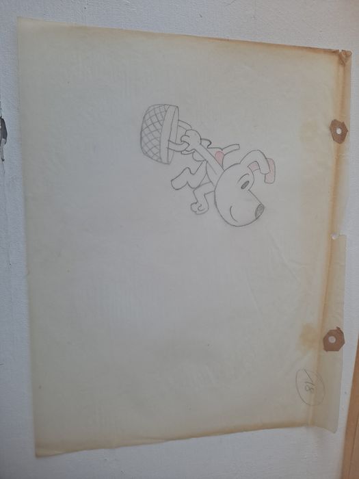 Szkic do bajki Reksio