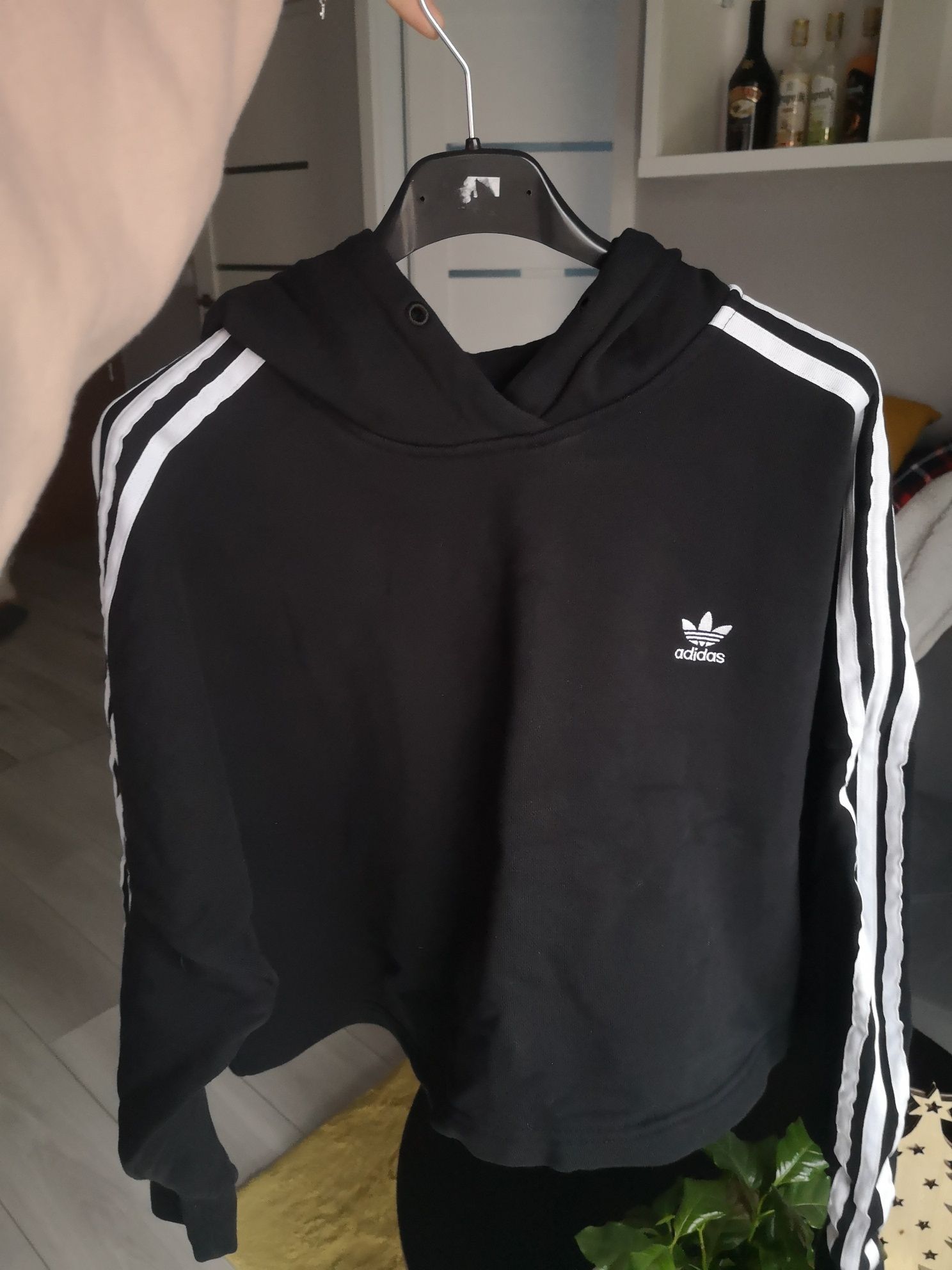 Adidas crop  hoodie