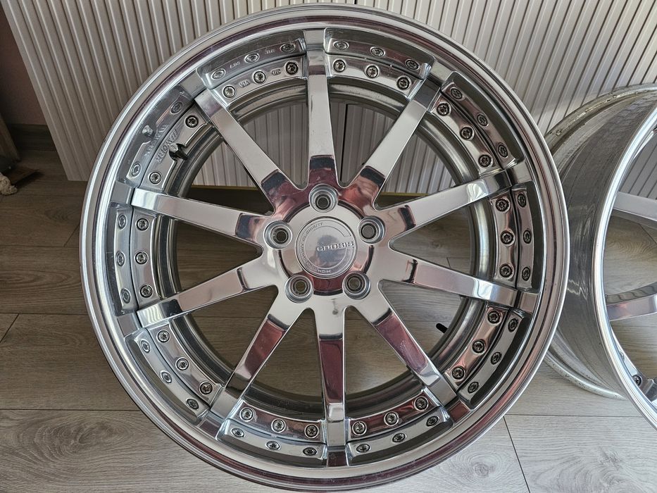 Felgi Work Gnosis GS1 19x9.5 19x8.5 5x114.3 polerka super stan