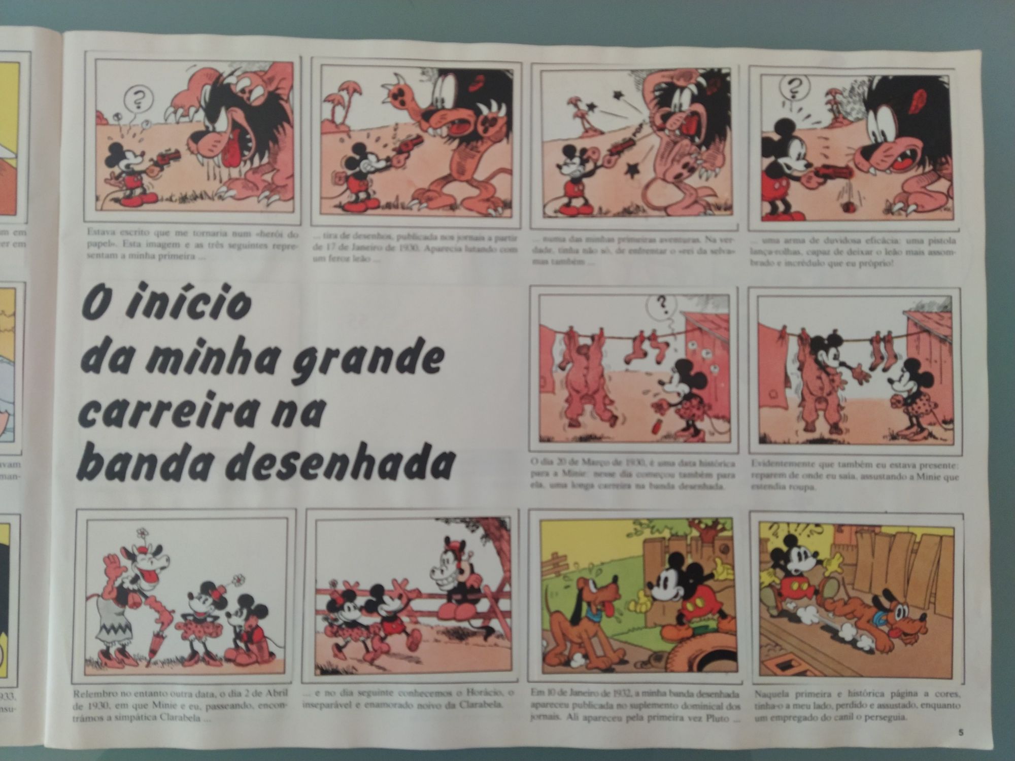 Caderneta de Cromos completa "Mickey Story" de 1985