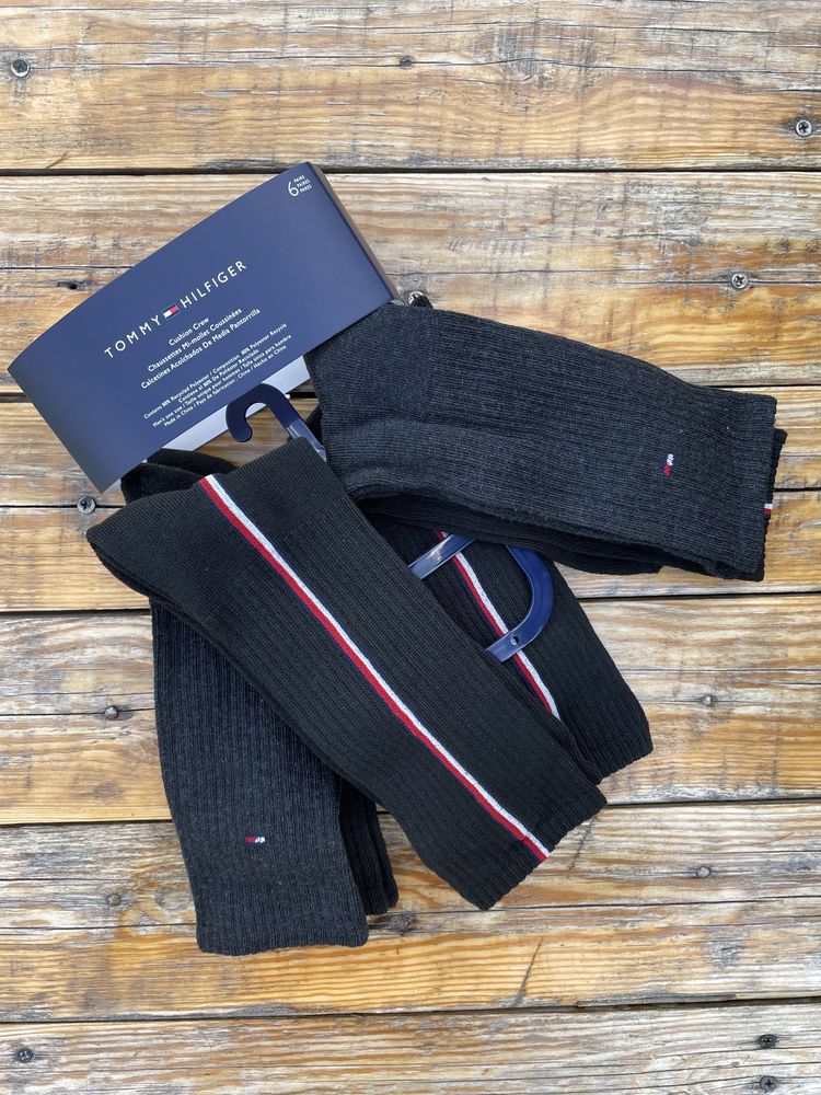 Новые носки tommy hilfiger ( томми 6pack crew socks ) с америки